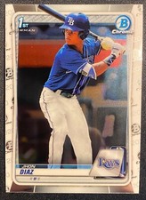 Jhon Diaz 2020 Bowman Chrome RC Rookie Prospect Base TAMPA BAY RAYS 2