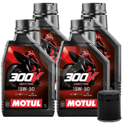 SERVICE KIT 4L MOTUL 300V 15W50 + FILTER DUCATI Multistrada S 1100 2007-2009