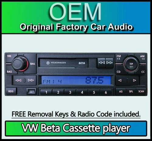 Beta Autoradios mit AM/FM Radio