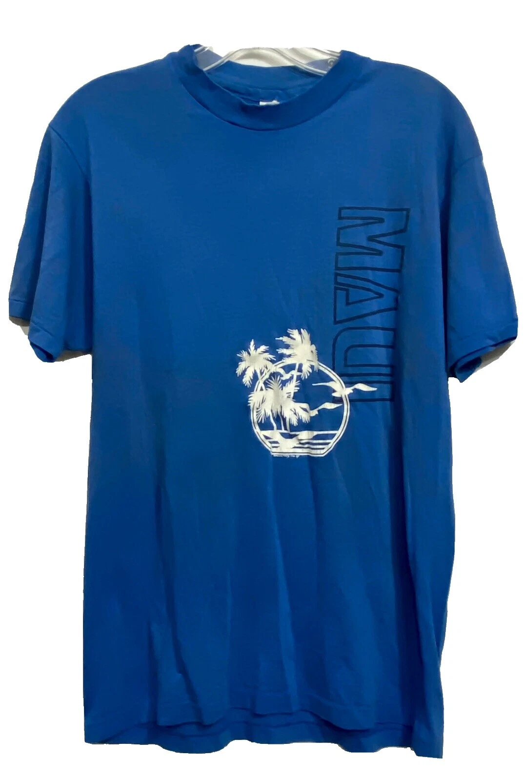 Mezcla de Algodón Gráfico Camiseta Camisetas Vintage 1960s para Hombre