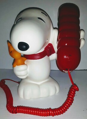 Peanuts SNOOPY & WOODSTOCK Vintage Collectible ACL Push Button