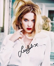 LEA SEYDOUX signed Autogramm 20x25cm JAMES BOND in Person autograph COA