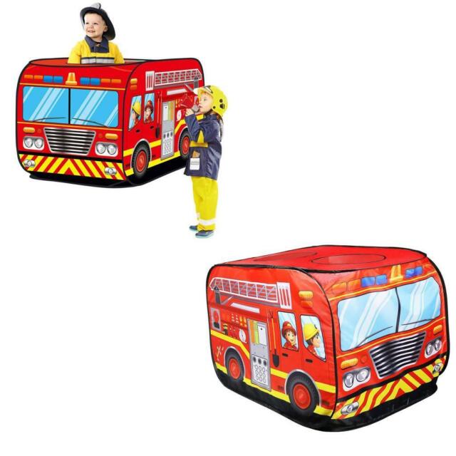 Kinder Spielen Zelte Im Freien Indoor Rollenspiel Toy Pop Up Truck Feuerwehrauto