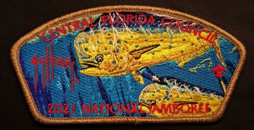 BSA CENTRAL FLORIDA COUNCIL 2021 SCOUT JAMBOREE 2023 OA 326 9-PATCH GUY HARVEY - Picture 6 of 12