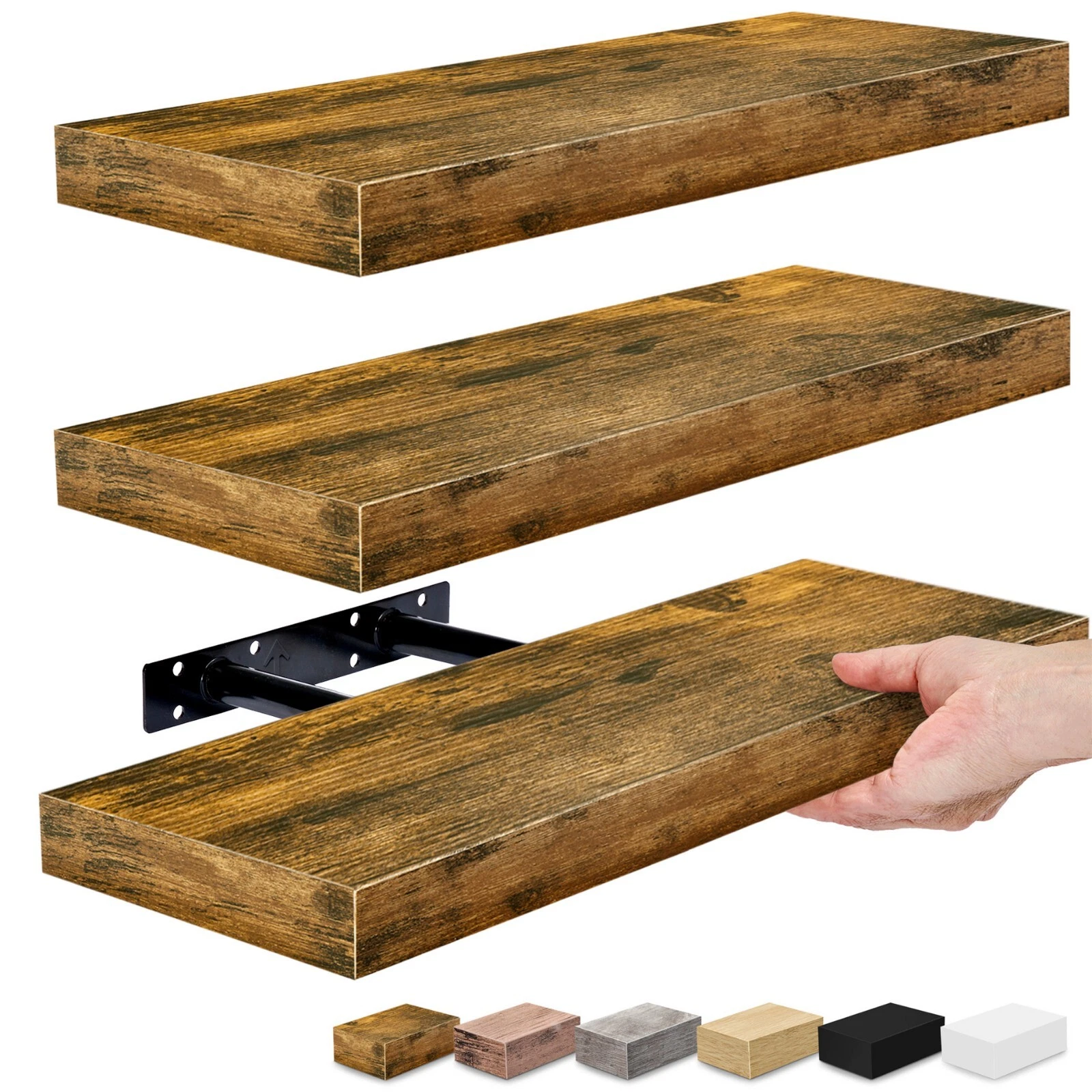 Sorbus Floating Shelves for Wall, Hanging Bathroom Shelves Wall Mounted, 3 Pack
Opens in a new windo