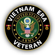 Vietnam Era Veteran Military  sticker 3M CAR TRUCK Window Helmet MADE IN USA