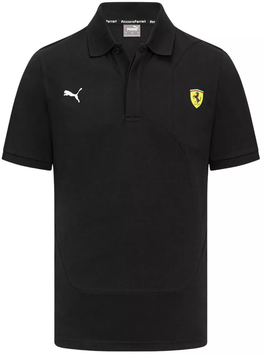 Ferrari black polo clearance shirt