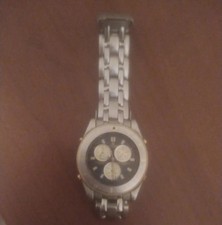 Lorenz Orologio Mod.12734 Uomo Cronografo Analogico Acciaio Inox Quadrante Blu