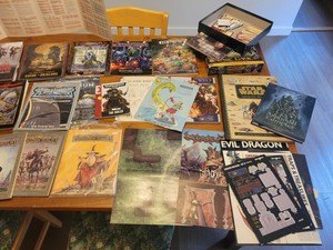 Classic and New RPG blowout! D&D 5E Core set - Maps - Splatbooks - Swag & more!