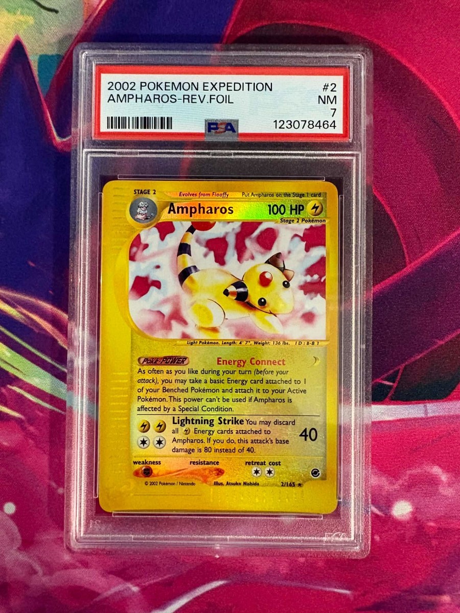 ampharos pokemon card stage 2 Ampharos - 2/165 - Holo Rare - Pokemon Singles Wizards of the Coast Sets POK: Expedition