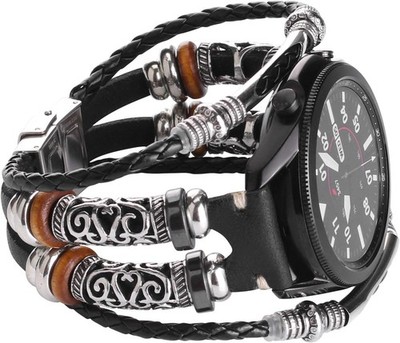 20mm Leather Strap Compatible with Samsung Galaxy Watch 5 Pro 44mm