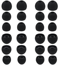 12 Pairs Silicone Replacement Eartips Earbud Ear Buds Tips Compatible with So...