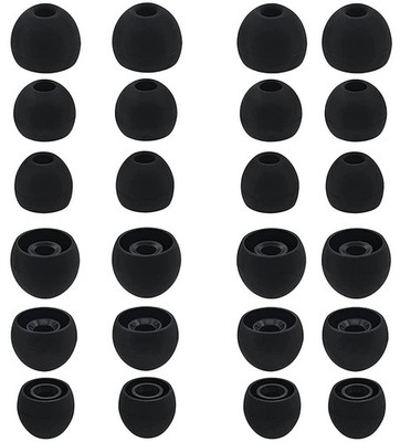 12 Pairs Silicone Replacement Eartips Earbud Ear Buds Tips Compatible with So...