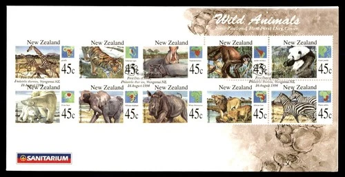 Mayfairstamps New Zealand FDC 1994 wild animals First Day Cover aaw_86047