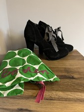 Boden Black Suede Shoe Boot Size 5