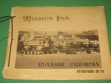 MISSION INN RIVERSIDE CA BOOKLET BY ARTVUE POST CARD CO (MADE IN USA)