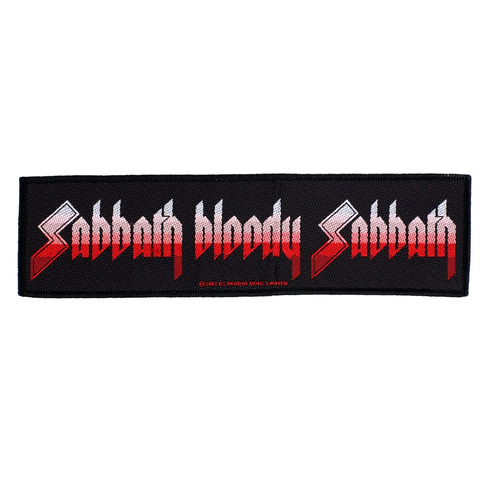 Black Sabbath Bloody Sabbath Strip Patch NEW OFFICIAL