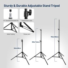 Professional LED Softbox Lighting Set For Studio Photography Video Recordin NDCF