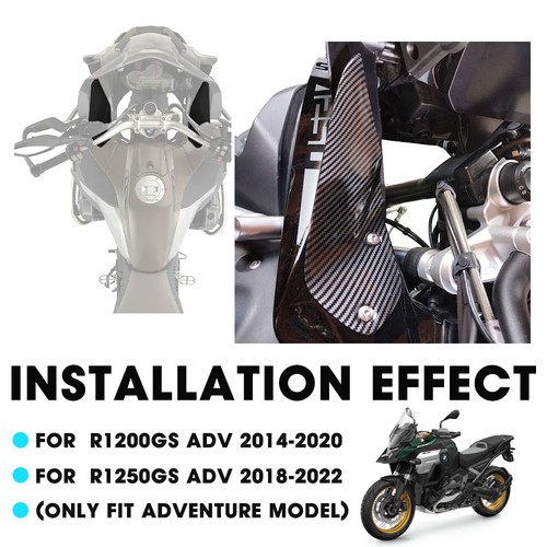 Wind Deflector Side Windshield Screen Handguard for R1200GS ADV R1250GS ADV - Picture 3 of 9