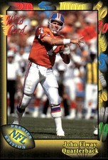 John Elway 1991 Wild Card #4 Broncos FREE SHIPPING StackedPacks
