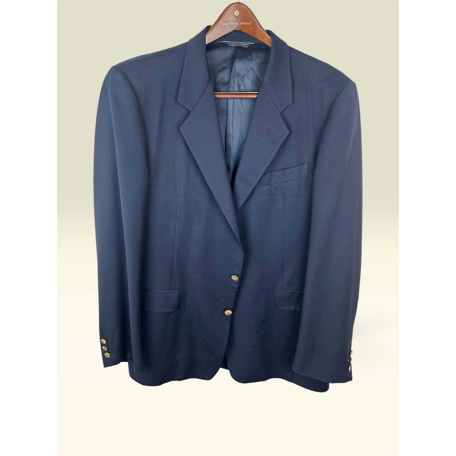 Gieves & Hawkes, Vintage Gieves & Hawkes — Navy Wool Blazer, No.1 Savile Row London 44 US R