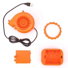 USB Orange Mini Blower Replacement Fan inflatable mascot costume party accessory