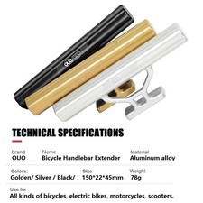 Versatile manubrio bicicletta sotto staffa manubrio ottimizza la posizione di gu