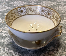 Hand Painted Nippon Style Porcelain Handled Bowl with Fruit Motif — listing 2
