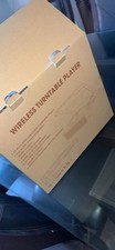 Wireless Turntable Player Bluetooth Wireless Technology, Brown and Brand New