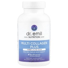 Multi Collagen Plus, Types I, II, III, V,  X, 90 Capsules