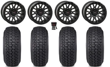 System 3 SB-9 Bdlk 15" Wheels Matte Bk 30" Regulator 2 Tires Pioneer 1K / Talon