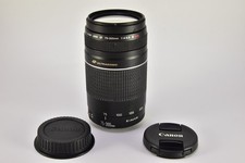 Canon EF 75-300mm f/4-5.6 III USM Telephoto Zoom Lens for DSLR - Working w/ Caps