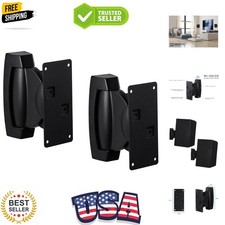 Heavy-Duty Speaker Wall Mount, Universal Adjustable Design for Bookshelf, Lar...