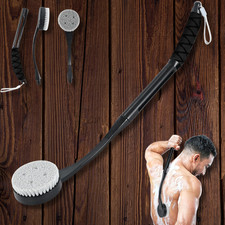 Back Scrubber for Shower,20.5" Long Handle Shower Brush for Body for Deep Clean,