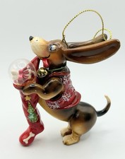 Dachshund Dog Christmas Ornament z724 