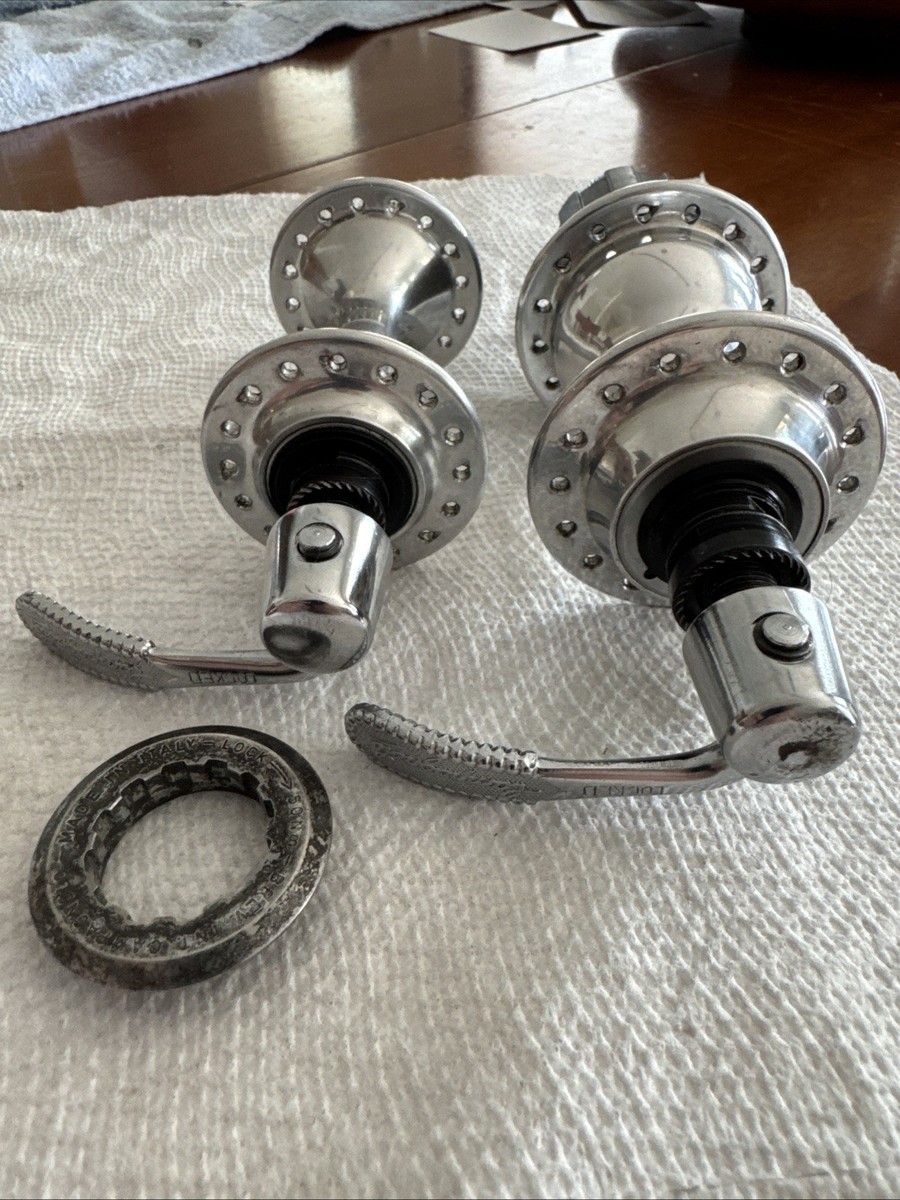 Campagnolo 8 Speed Hub Set - Veloce / Athena, 32h, QR Skewers