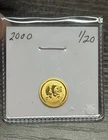 Photo of a 2000 Chinese Gold Panda 1/20 oz from an eBay sale