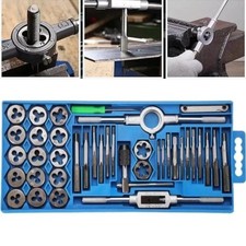 Tap And Die Set 40pcs Metric And Sae Standard Bearing Steel Threading Tool Tap And Die Set 40pcs Metric And Sae Standard Bearing Steel Threading Tool