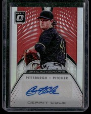 2016 Donruss Optic #OA-GC Gerrit Cole Optic Autographs RED/15