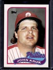 1989 Topps Traded John Kruk #63T Phillies