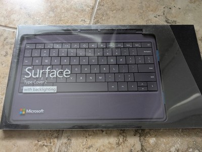 Microsoft Surface Type Cover 2 Keyboard with Backlighting Purple NEW SEALED