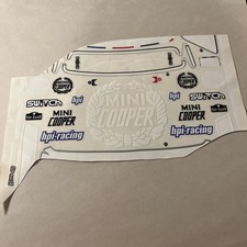 Vintage HPI Mini Cooper Decal Sheet
