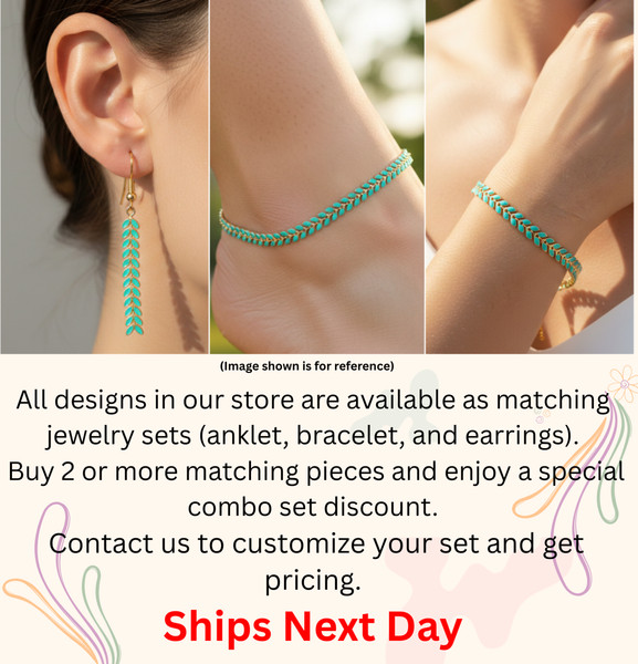 Alternate view of Gold Tone Bracelet 18k Gold Plated Minimalist Turquoise Blue Stone Bracelet