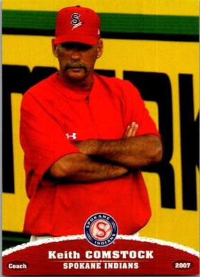 Keith Comstock 2007 Grandstand Spokane Indians #4 Spokane Indians