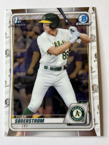 Tyler Soderstrom #BD-119 2020 Bowman Draft Chrome card