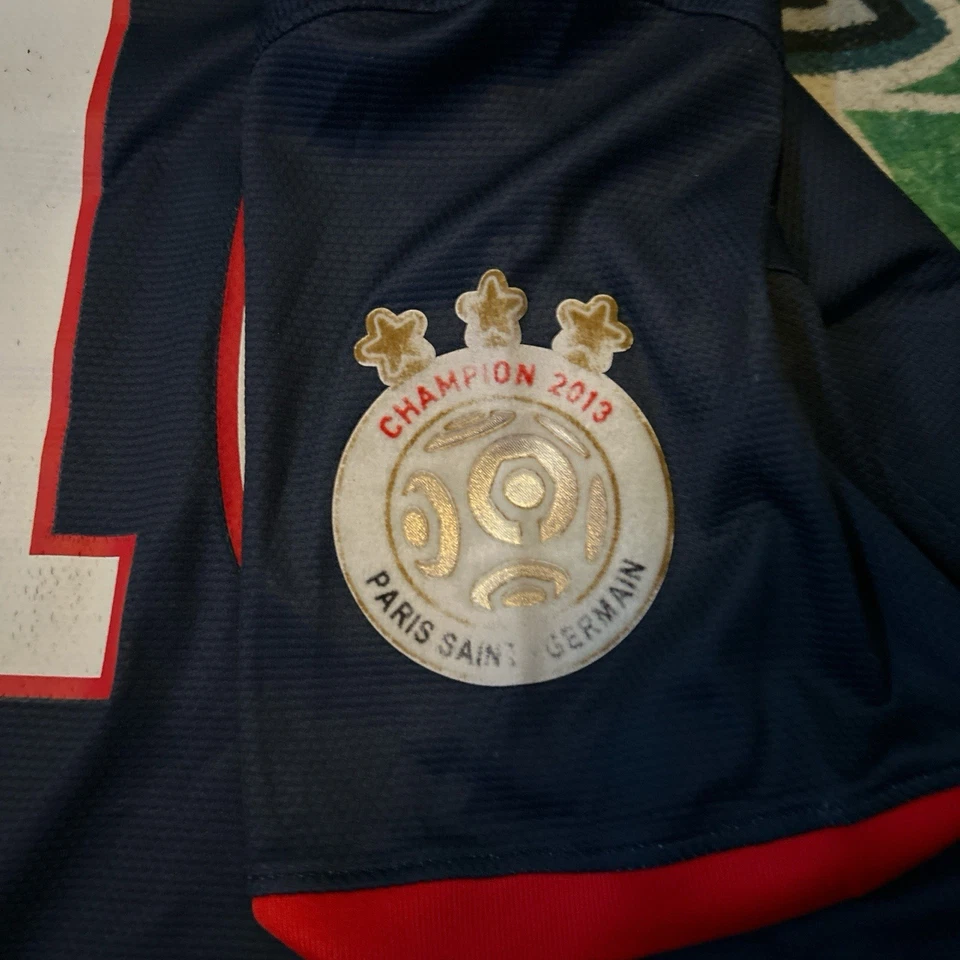Paris Saint Germein 2013/14 Home Ibrahimovic Jersey Nike Football Shirt Mens S - Image 3 of 4
