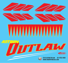 Estes Astron Outlaw Rocket Decals