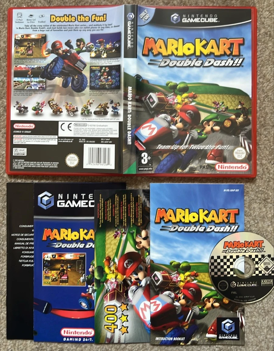 MARIO KART DOUBLE DASH + ZELDA COLLECTOR'S EDITION Nintendo Gamecube PAL FRA EUR 70,00 - FR