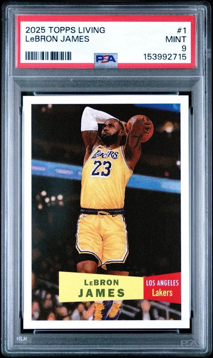 NBA カード Lebron James Topps Chrome PSA9 LEBRON JAMES PSA 9 2003-04 TOPPS CHROME #111 ROOKIE CARD RC