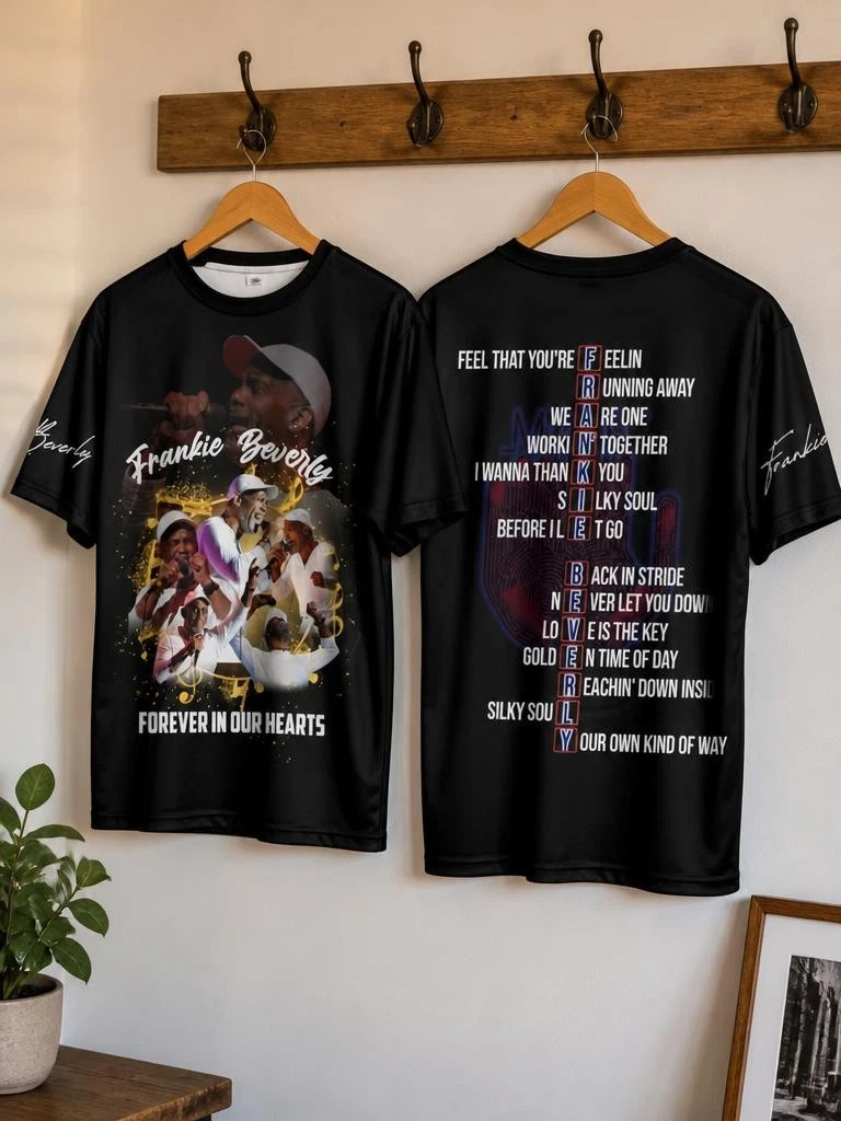 Frankie Beverly RIP AOP T-Shirt
